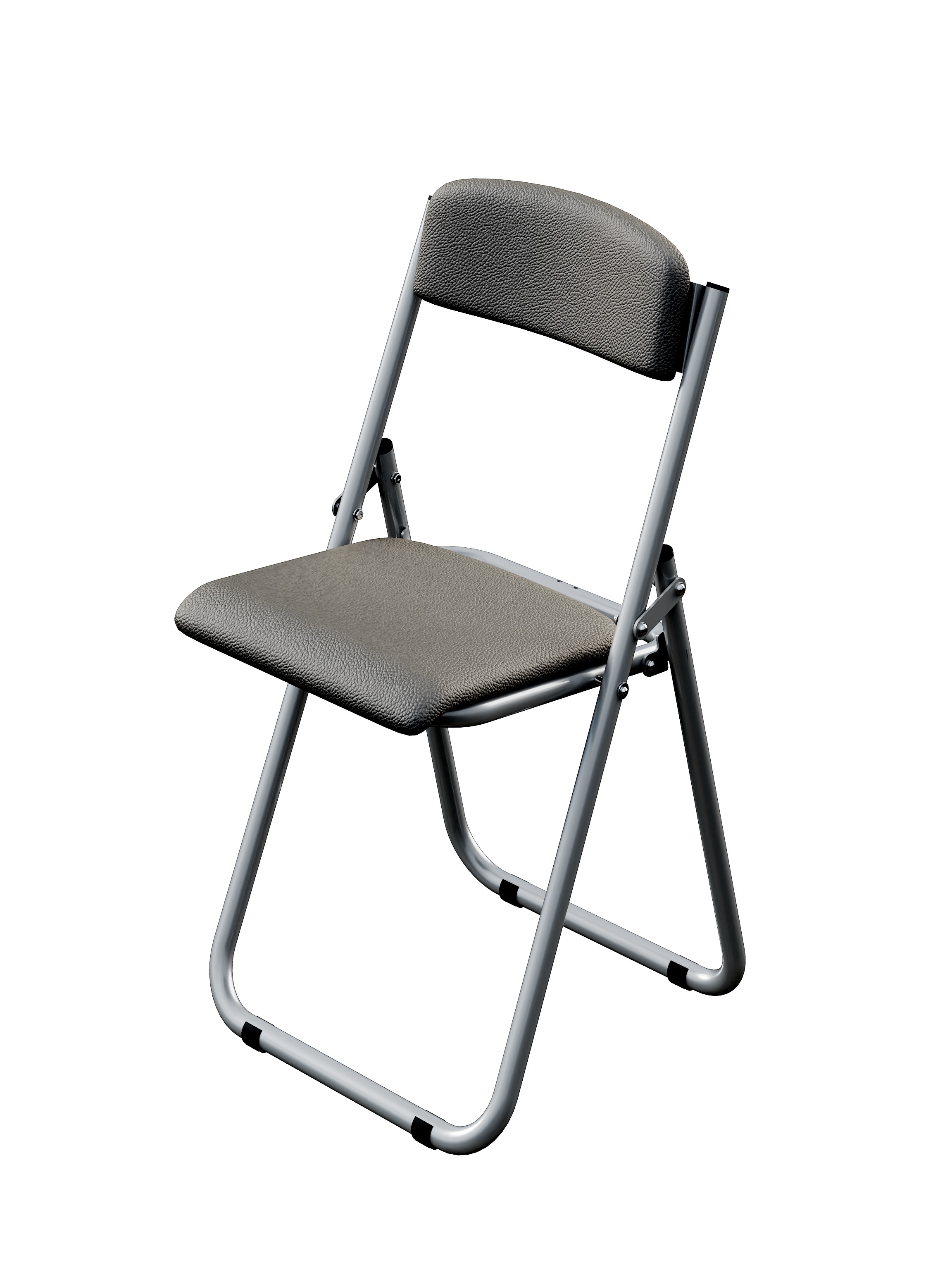 Стілець розкладний напівм'який (шкірозамінник) "Річі", металевий каркас (25). МЕБЛІ-ТЕХНОСТИЛЬ